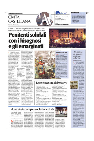 Avvenire - pagina diocesana del 29/03/2015